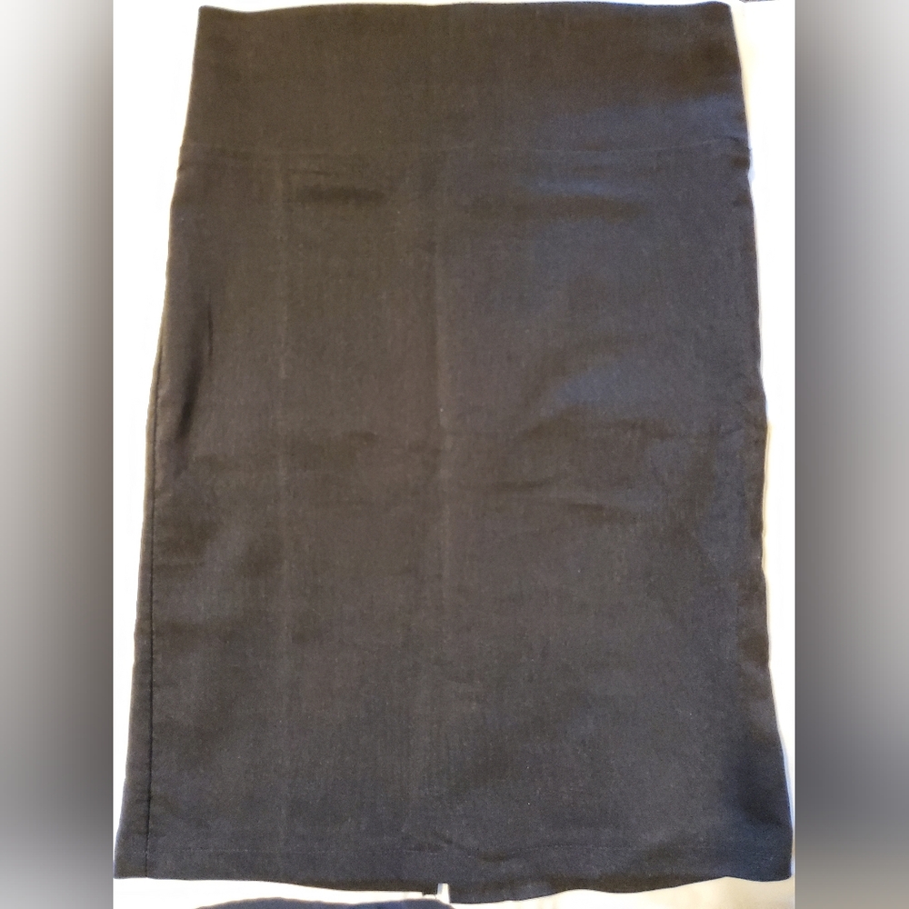 Valia Pencil Skirt, Gray, Size 7